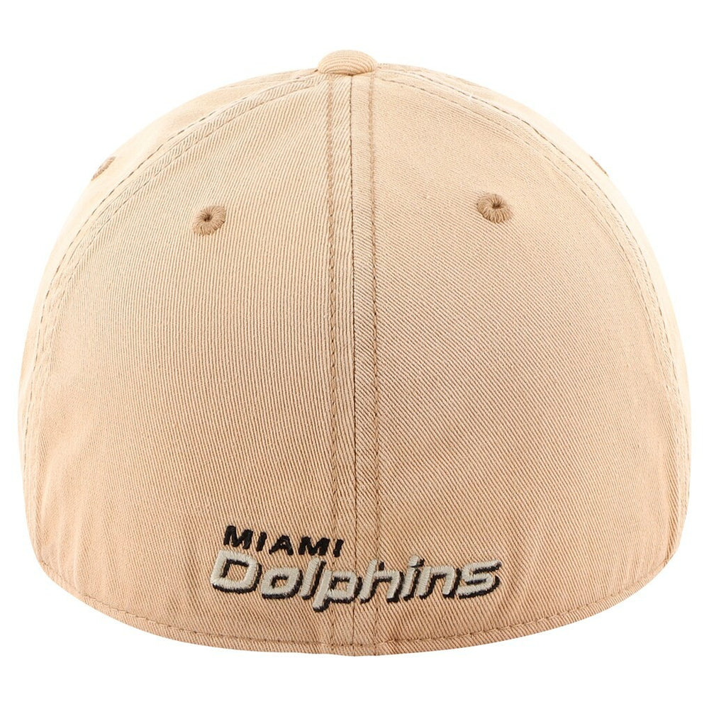 47 brand Miami Dolphins '47 Dusted Relaxed Franchise Fitted Hat Khaki