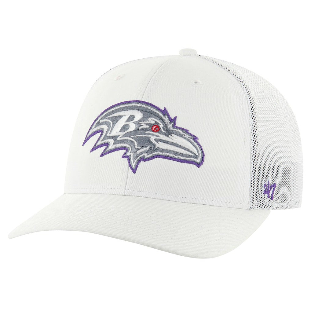 47 brand Baltimore Ravens '47 Snowball Trophy Stretch Fit Hat White