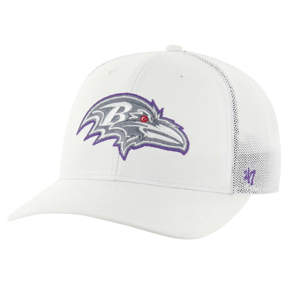 47 brand Baltimore Ravens '47 Snowball Trophy Stretch Fit Hat White