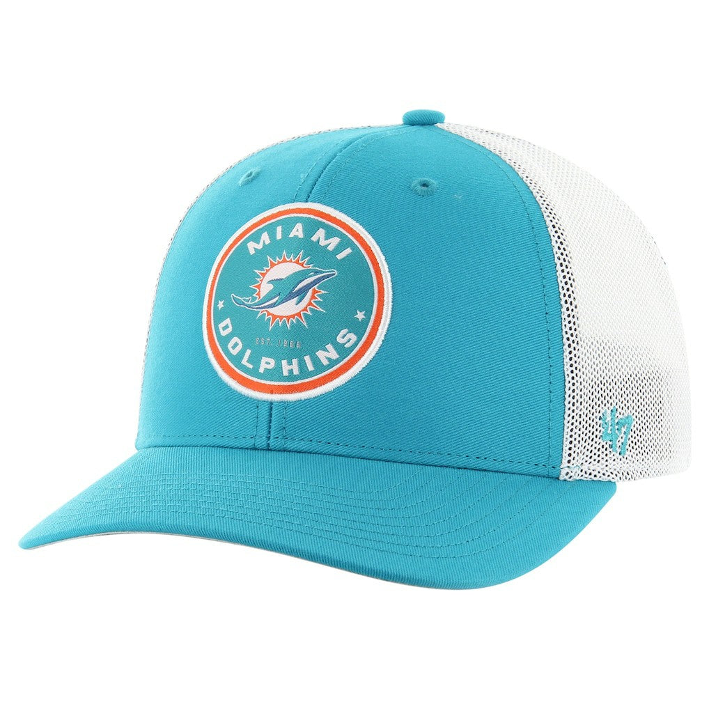 47 brand Miami Dolphins '47 Disclose Trophy Stretch Fit Hat Aqua