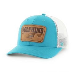 47 brand Miami Dolphins '47 Thrash Trophy Flex Hat Aqua/White