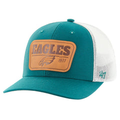 47 brand Philadelphia Eagles '47 Thrash Trophy Flex Hat Midnight Green/White