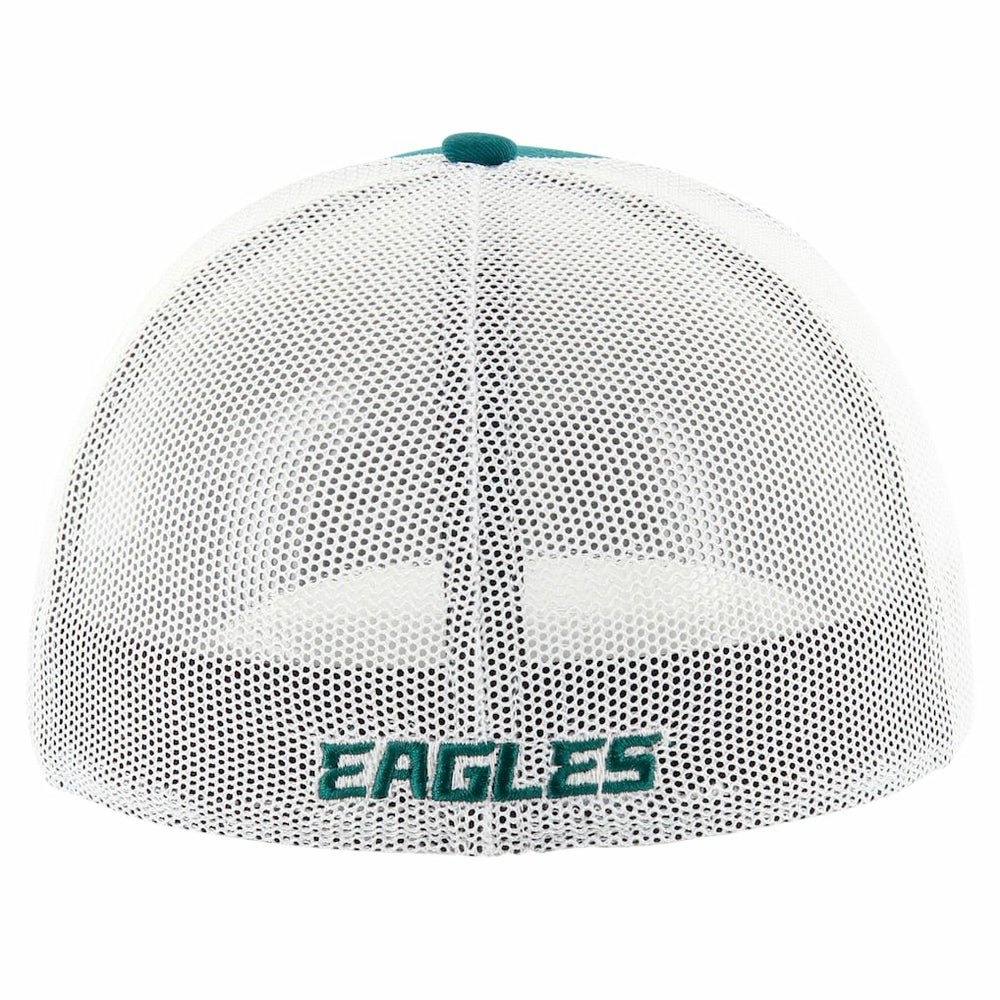 47 brand Philadelphia Eagles '47 Thrash Trophy Flex Hat Midnight Green/White