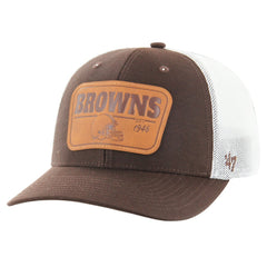 47 brand Cleveland Browns '47 Thrash Trophy Flex Hat Brown/White
