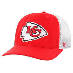 47 brand Kansas City Chiefs '47 Team Unstructured Trucker Adjustable Hat Red/White