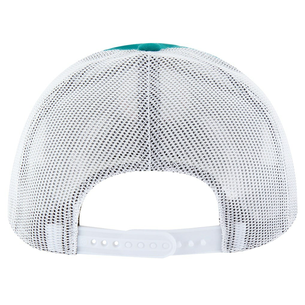 47 brand Miami Dolphins '47 Team Unstructured Trucker Adjustable Hat Aqua/White