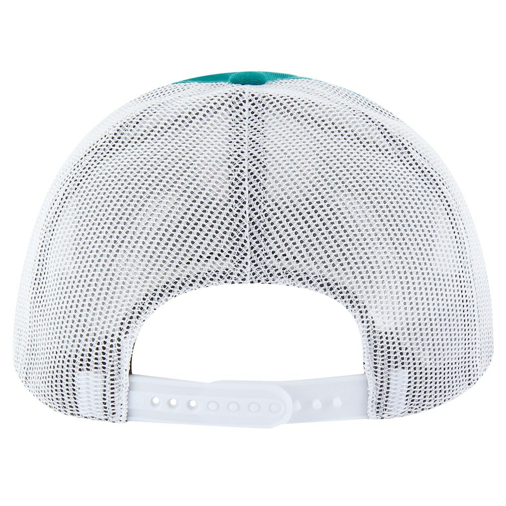 47 brand Miami Dolphins '47 Team Unstructured Trucker Adjustable Hat Aqua/White