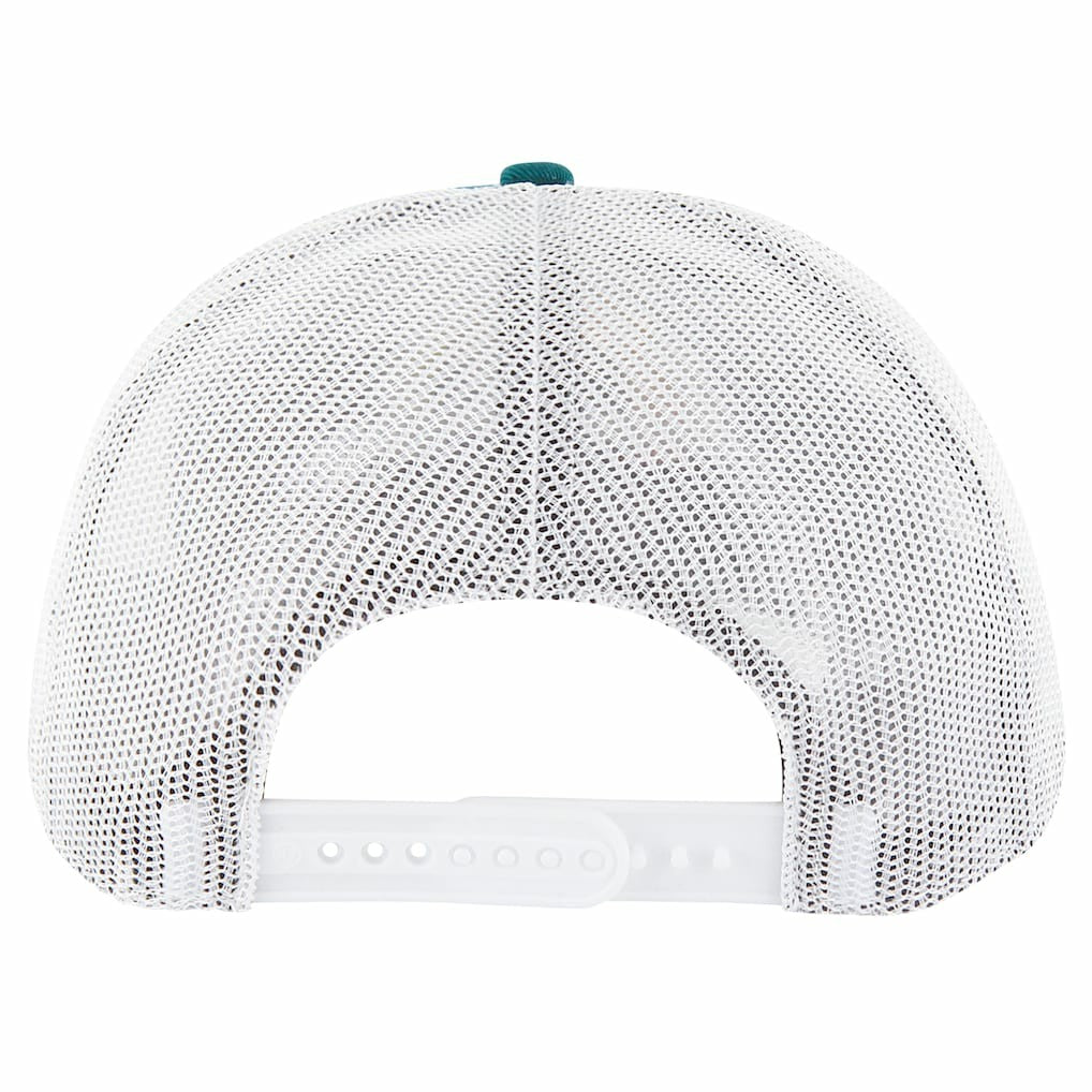 47 brand Philadelphia Eagles '47 Team Unstructured Trucker Adjustable Hat Green/White