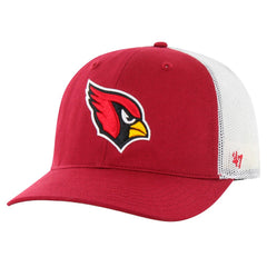 47 brand Arizona Cardinals '47 Team Unstructured Trucker Adjustable Hat Cardinal/White
