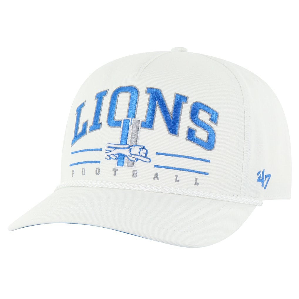 47 brand Detroit Lions '47 Roscoe Hitch Rope Adjustable Hat White