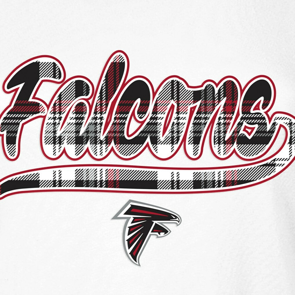 Atlanta Falcons New Era Women's 3rd Down T-Shirt White/Red