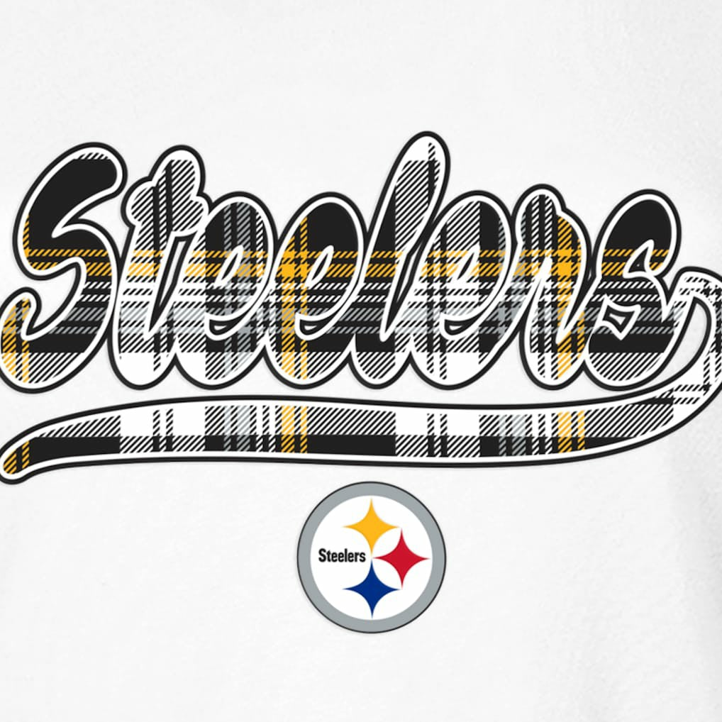 Pittsburgh Steelers New Era Women's 3rd Down T-Shirt White/Black