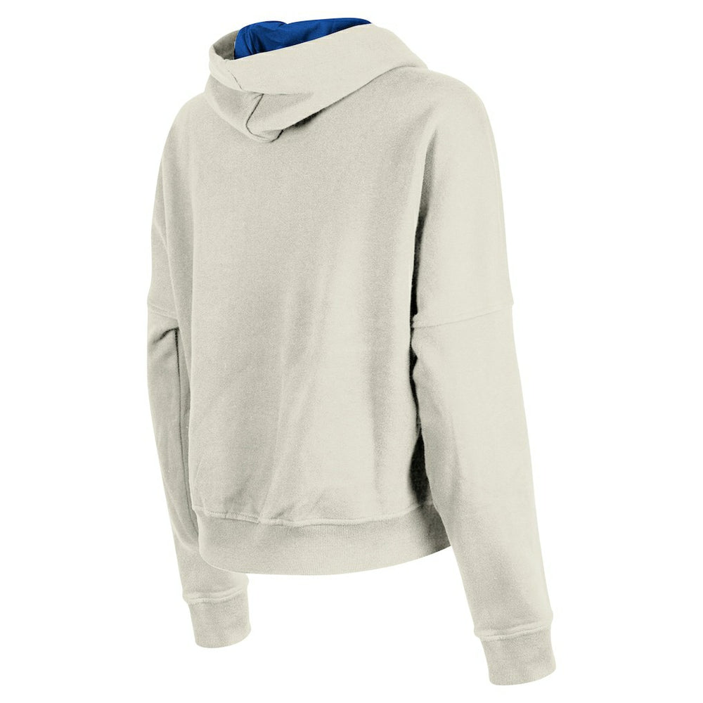 Denver Broncos New Era Women's 3rd Down Historic Pullover Hoodie Cream