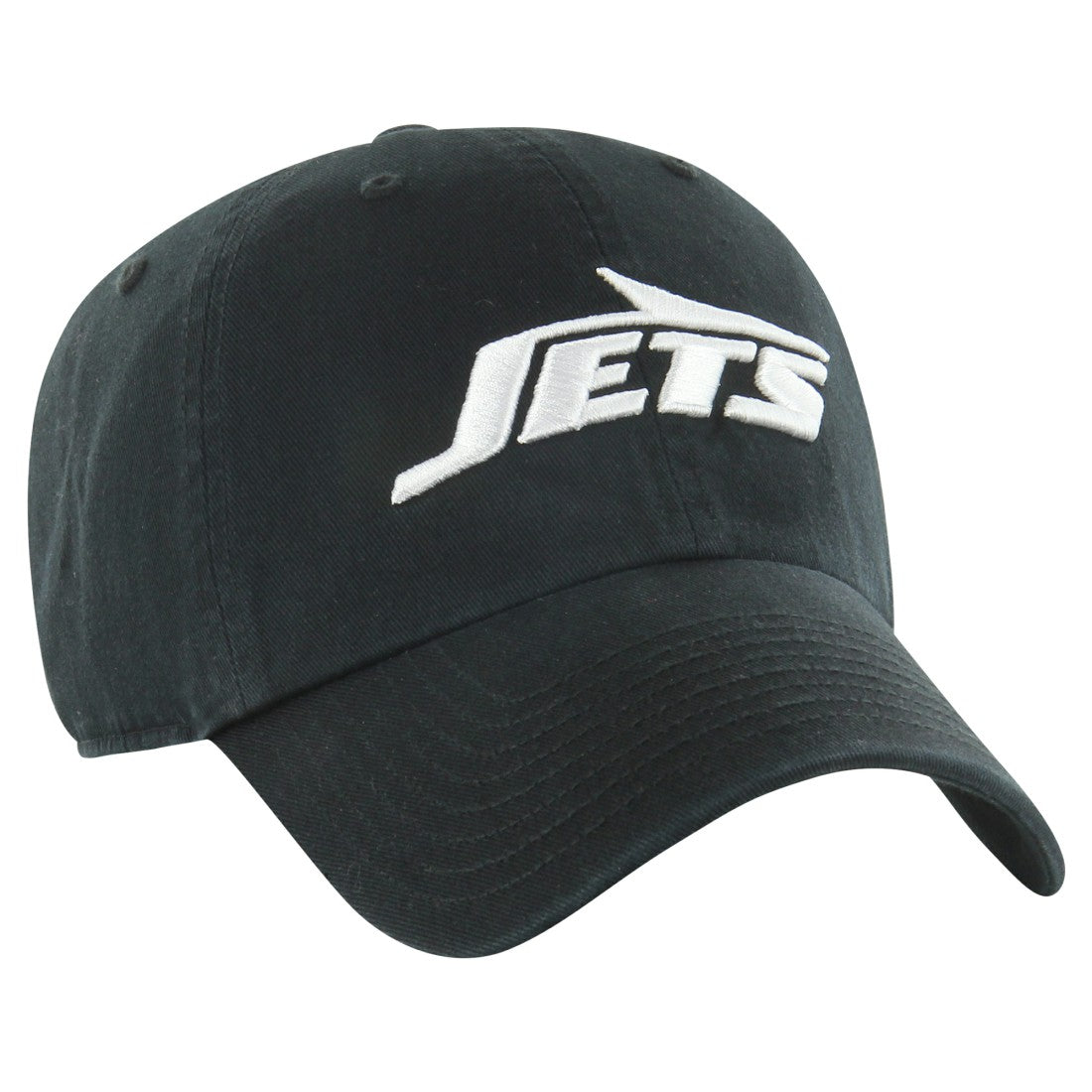 47 brand New York Jets '47 Clean Up Tonal Adjustable Hat Black