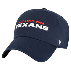 47 brand Houston Texans '47 Clean Up Team Script Adjustable Hat Navy