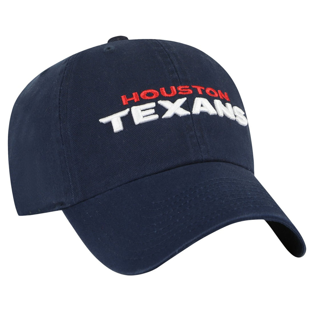 47 brand Houston Texans '47 Clean Up Team Script Adjustable Hat Navy