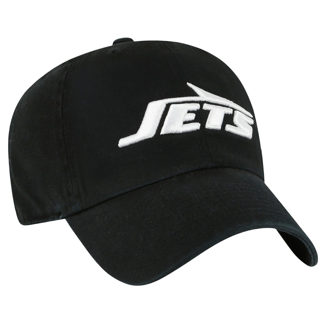 47 brand New York Jets '47 Clean Up Team Script Adjustable Hat Black