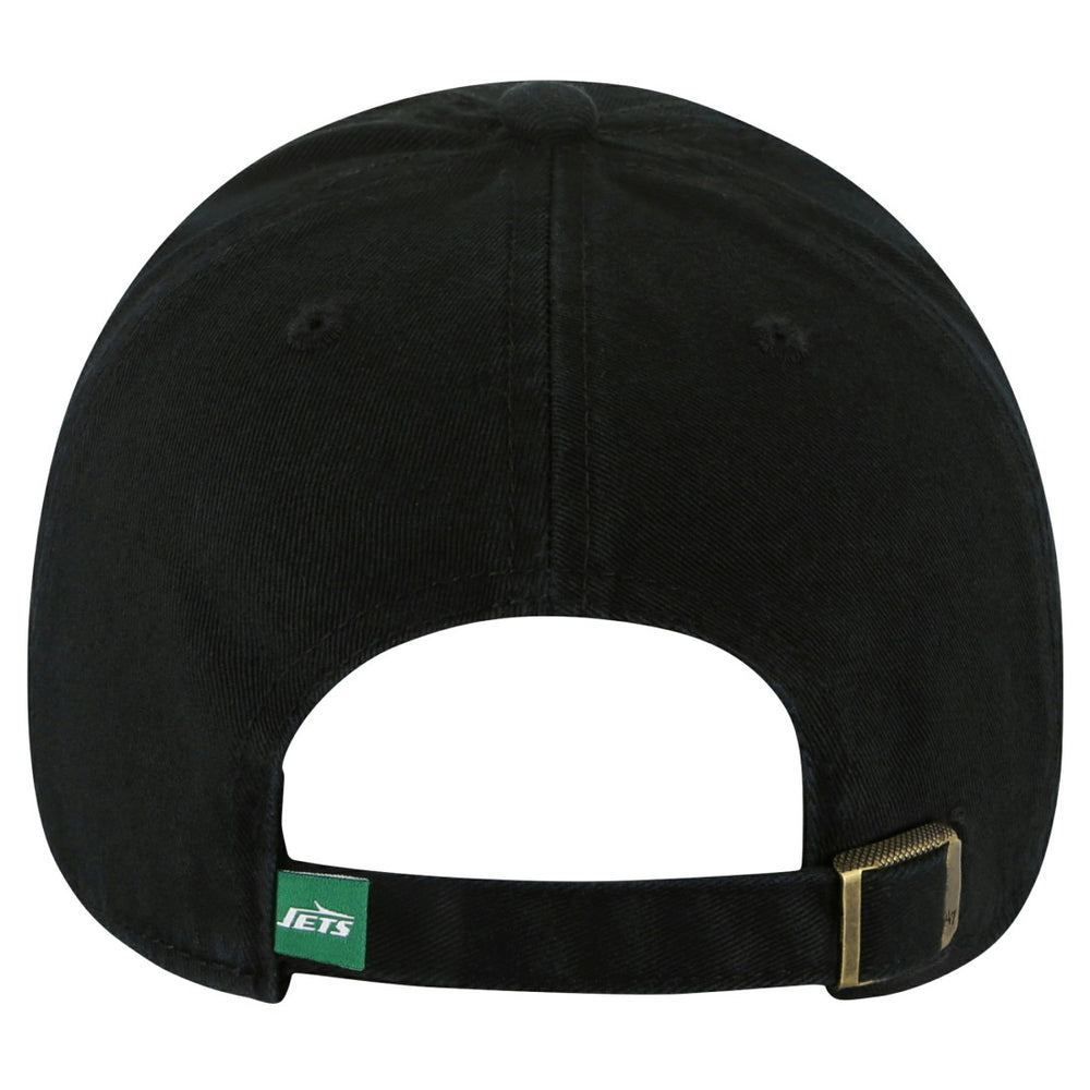 47 brand New York Jets '47 Clean Up Team Script Adjustable Hat Black