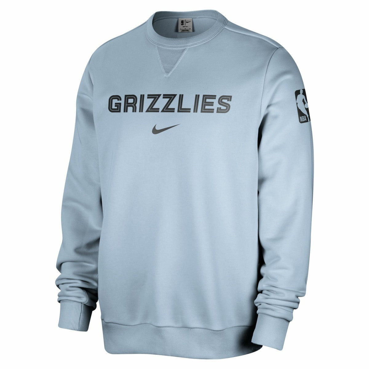 Memphis Grizzlies Courtside Standard Issue Performance Pullover Sweatshirt Light Blue | Nike