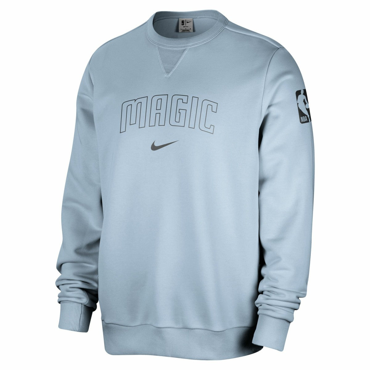 Orlando Magic Courtside Standard Issue Performance Pullover Sweatshirt Light Blue | Nike Lifestyle
