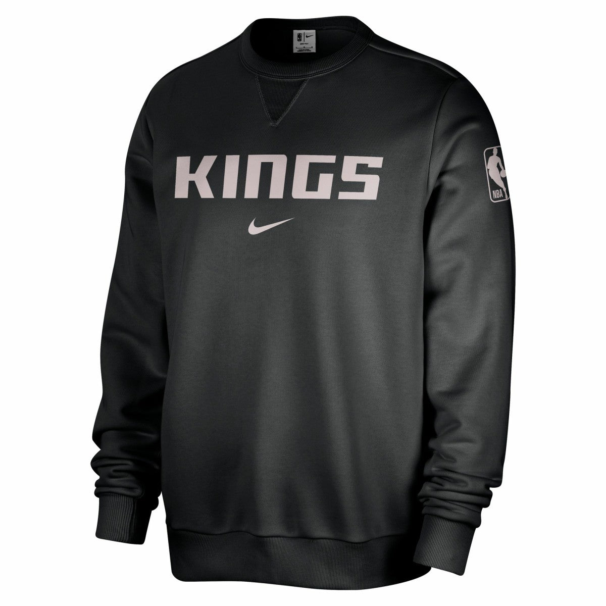 Sacramento Kings Courtside Standard Issue Performance Pullover Sweatshirt Black | Nike