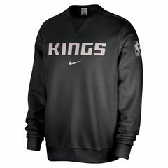 Sacramento Kings Courtside Standard Issue Performance Pullover Sweatshirt Black | Nike