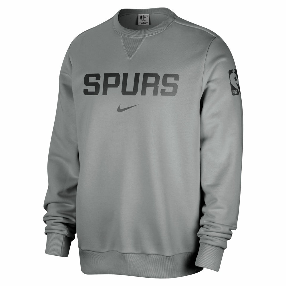 San Antonio Spurs Courtside Standard Issue Performance Pullover Sweatshirt Gray | Nike for sale