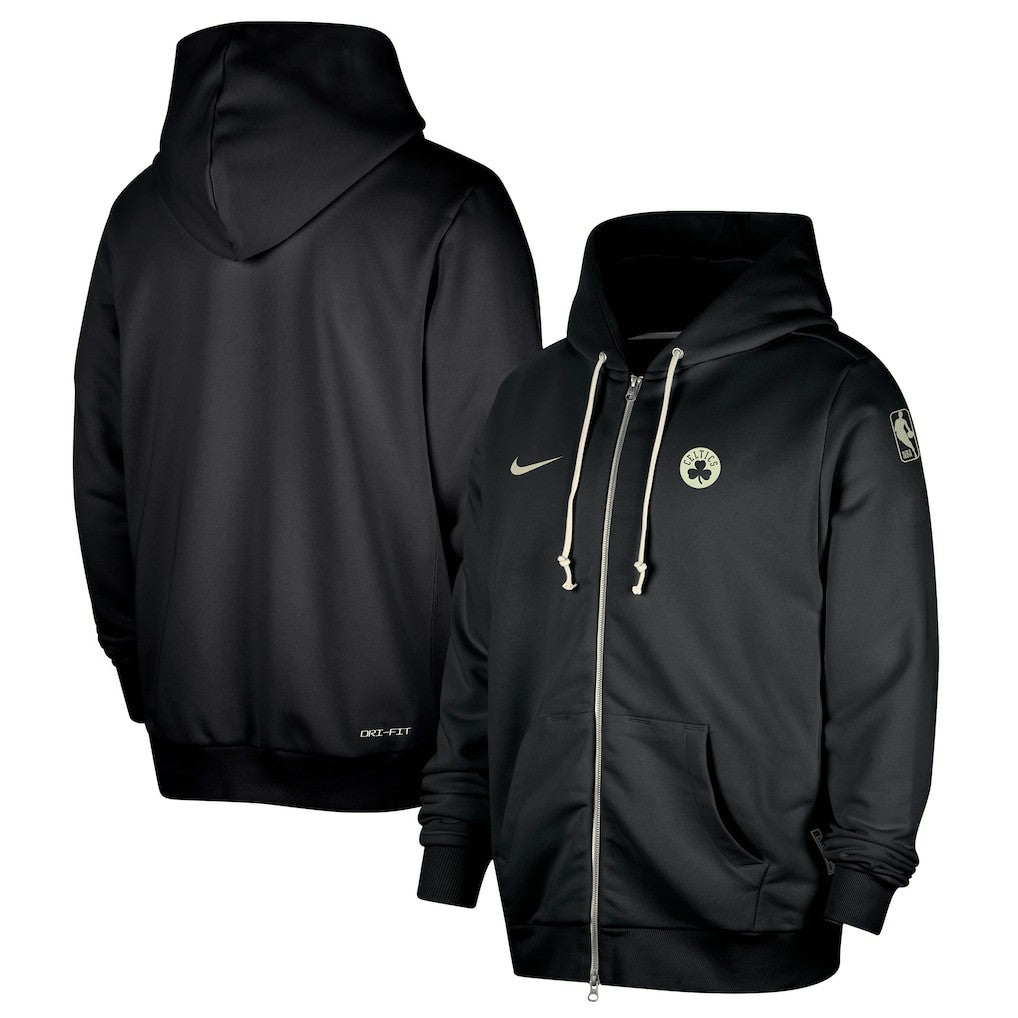 Boston Celtics Authentic Standard Issue Full-Zip Hoodie Jacket Black | Nike for sale