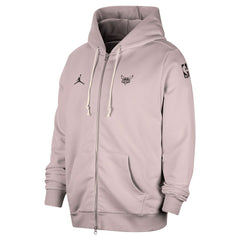 Charlotte Hornets Jordan Brand Authentic Standard Issue Full-Zip Hoodie Jacket Light Purple