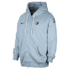 Memphis Grizzlies Authentic Standard Issue Full-Zip Hoodie Jacket Light Blue | Nike Lifestyle