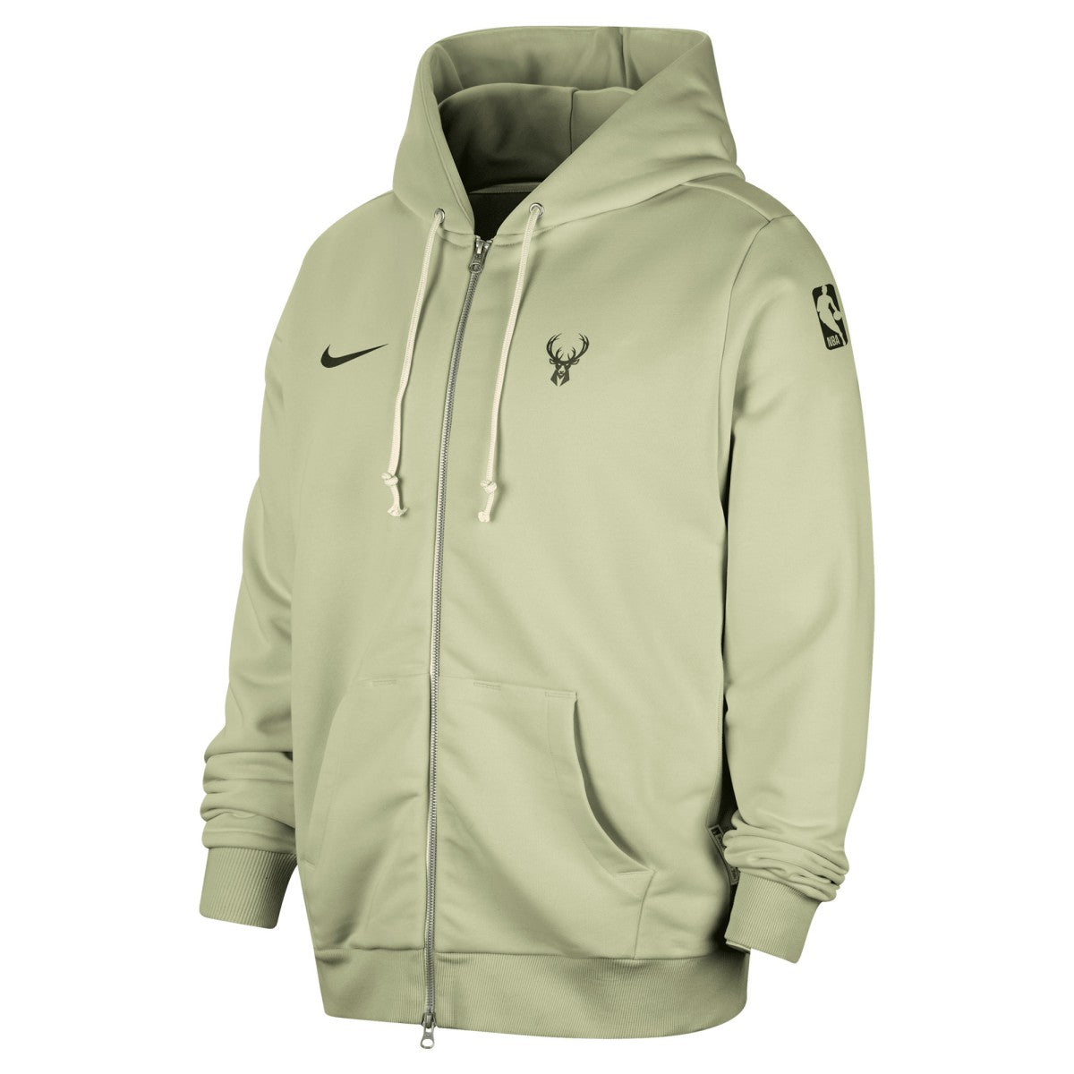 Milwaukee Bucks Authentic Standard Issue Full-Zip Hoodie Jacket Green | Nike discount