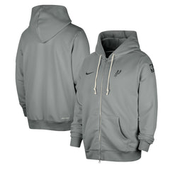 San Antonio Spurs Authentic Standard Issue Full-Zip Hoodie Jacket Gray | Nike outlet