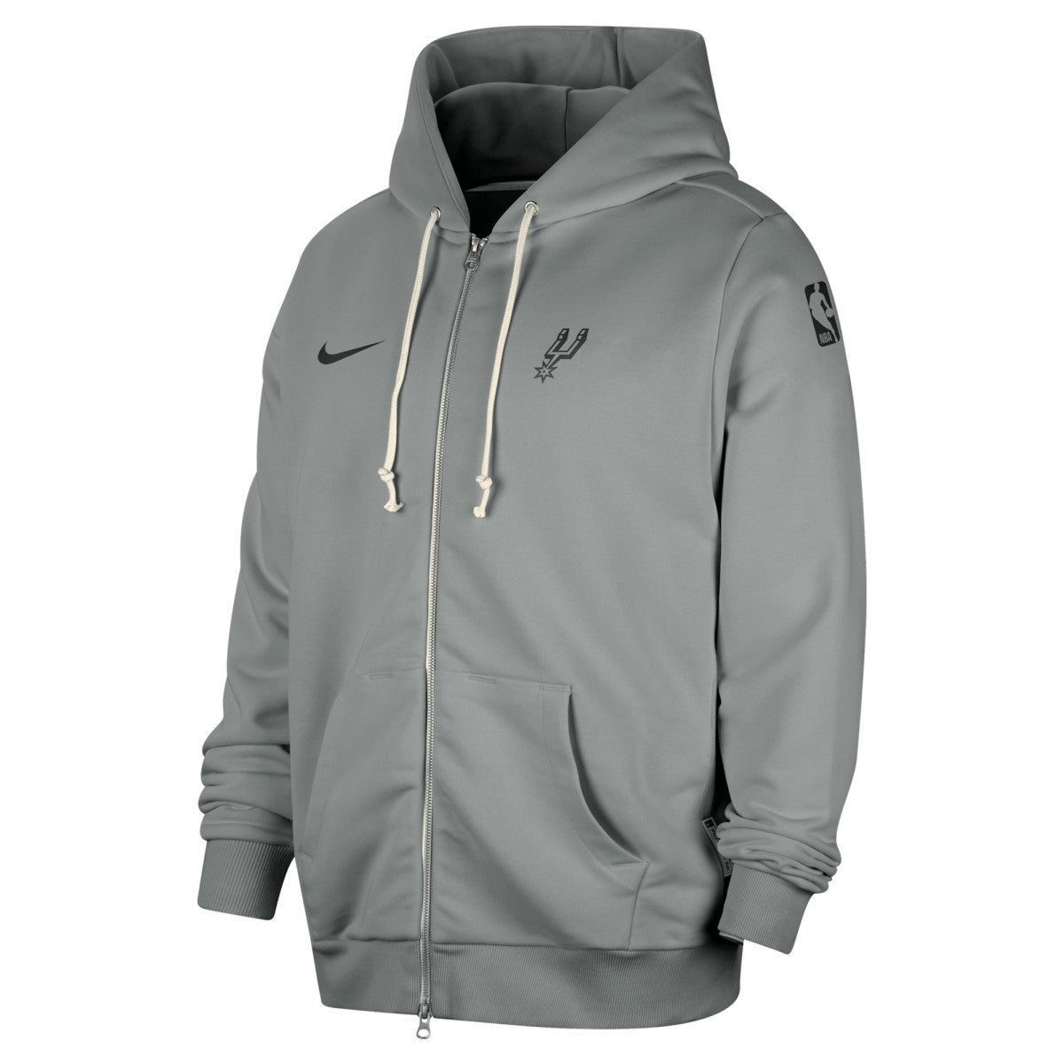 San Antonio Spurs Authentic Standard Issue Full-Zip Hoodie Jacket Gray | Nike outlet