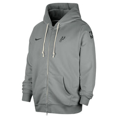San Antonio Spurs Authentic Standard Issue Full-Zip Hoodie Jacket Gray | Nike outlet