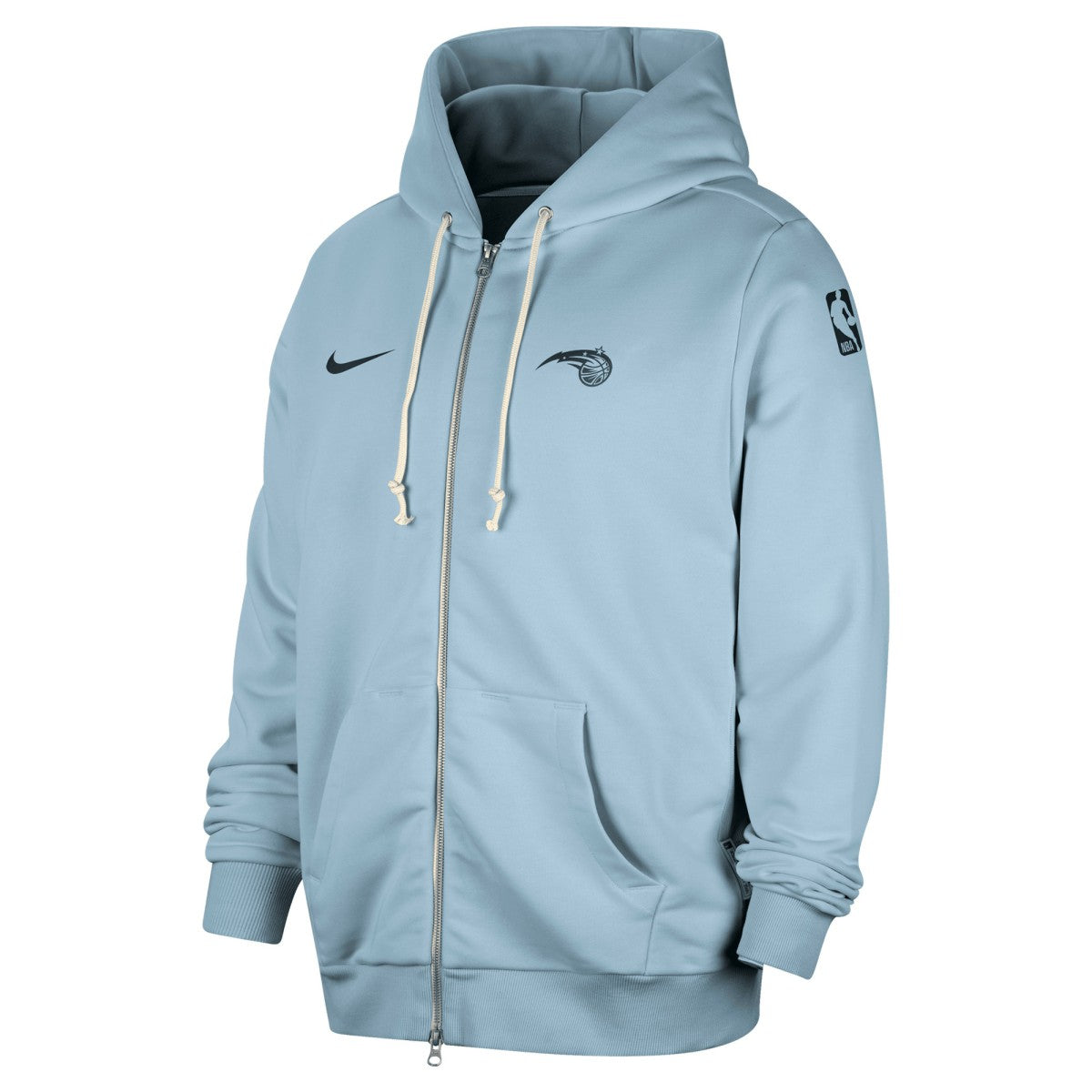Orlando Magic Authentic Standard Issue Full-Zip Hoodie Jacket Light Blue | Nike for sale