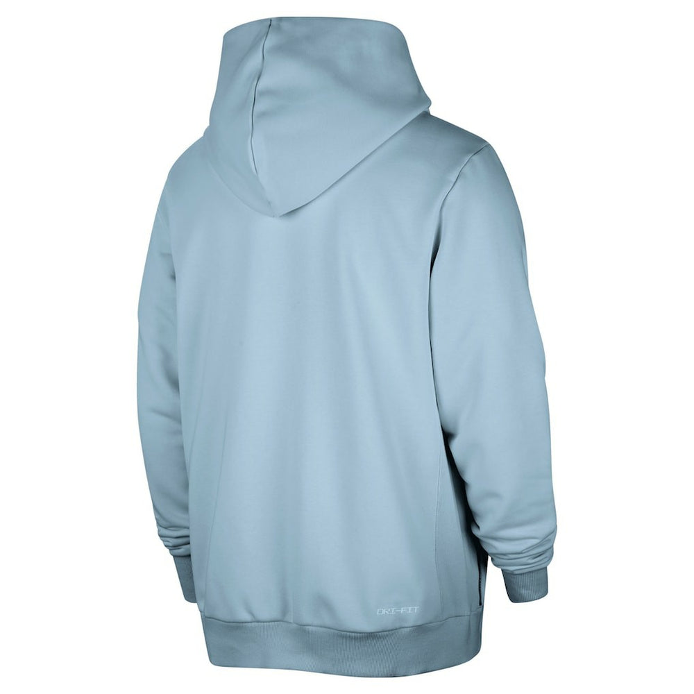 Philadelphia 76ers Authentic Standard Issue Full-Zip Hoodie Jacket Light Blue | Nike outlet