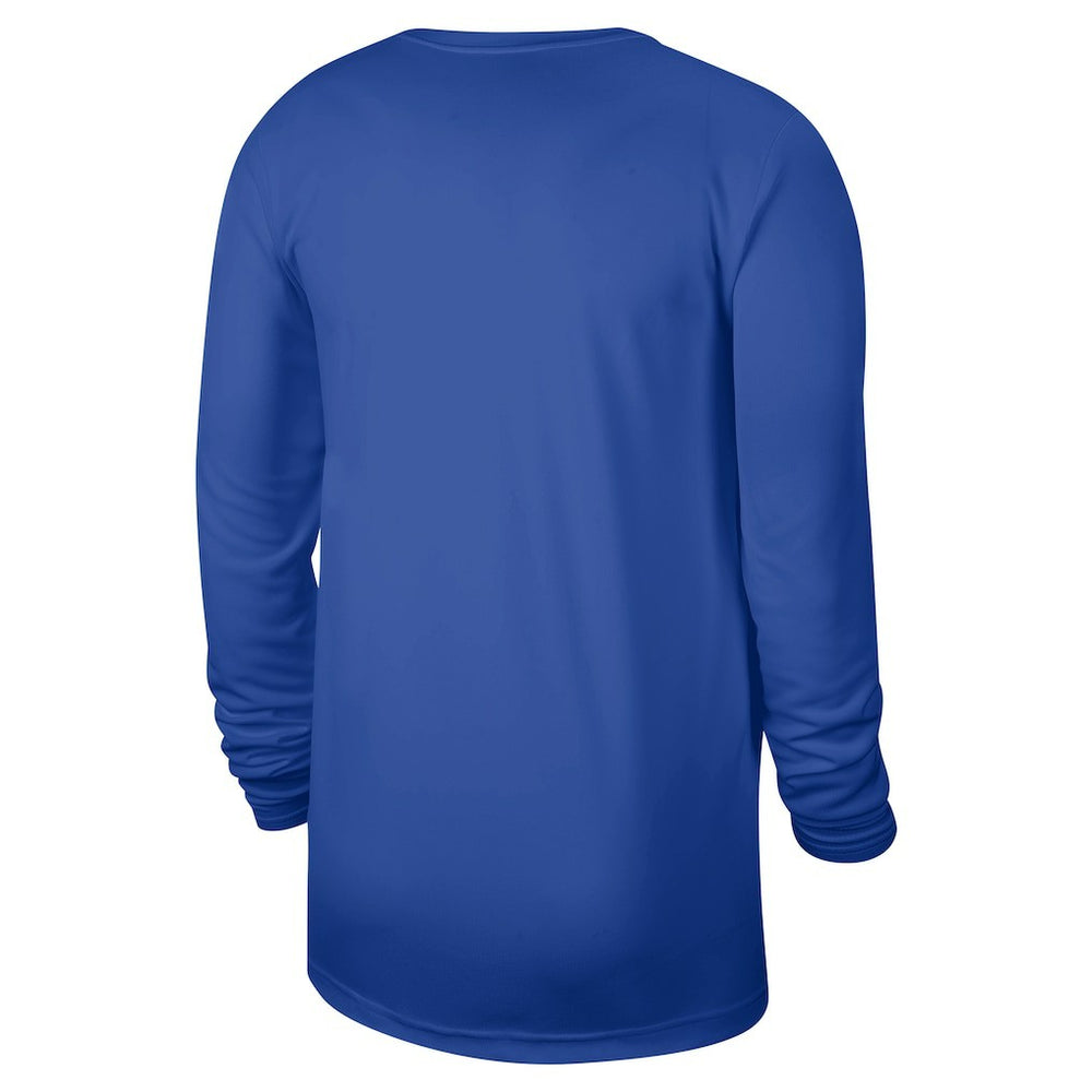 Dallas Mavericks 2024/25 Legend On-Court Practice Long Sleeve T-Shirt for sale Blue | Nike