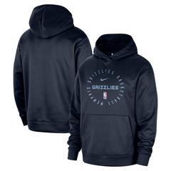 Memphis Grizzlies 2024/25 Spotlight On-Court Practice Performance Pullover Hoodie Navy | Nike for sale