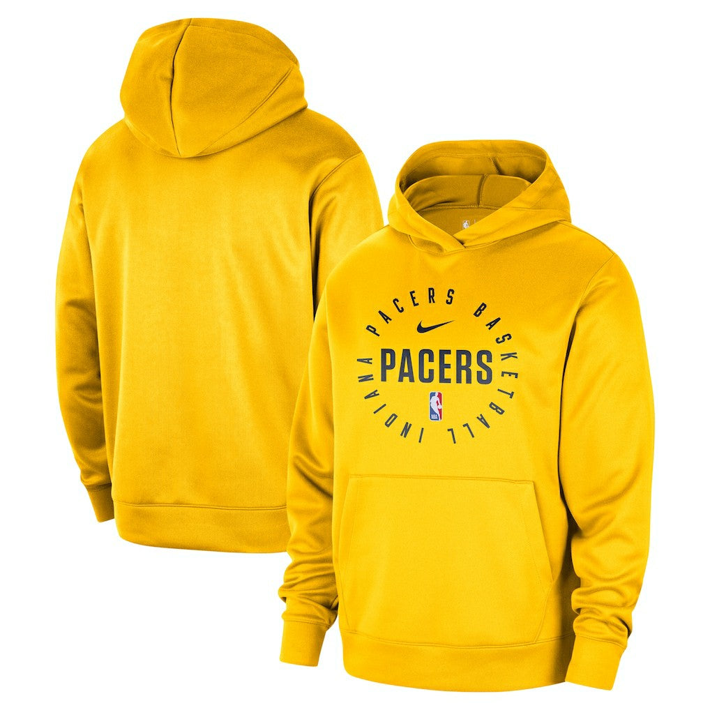 Indiana Pacers 2024/25 Spotlight On-Court Practice Performance Pullover Hoodie Gold | Nike US