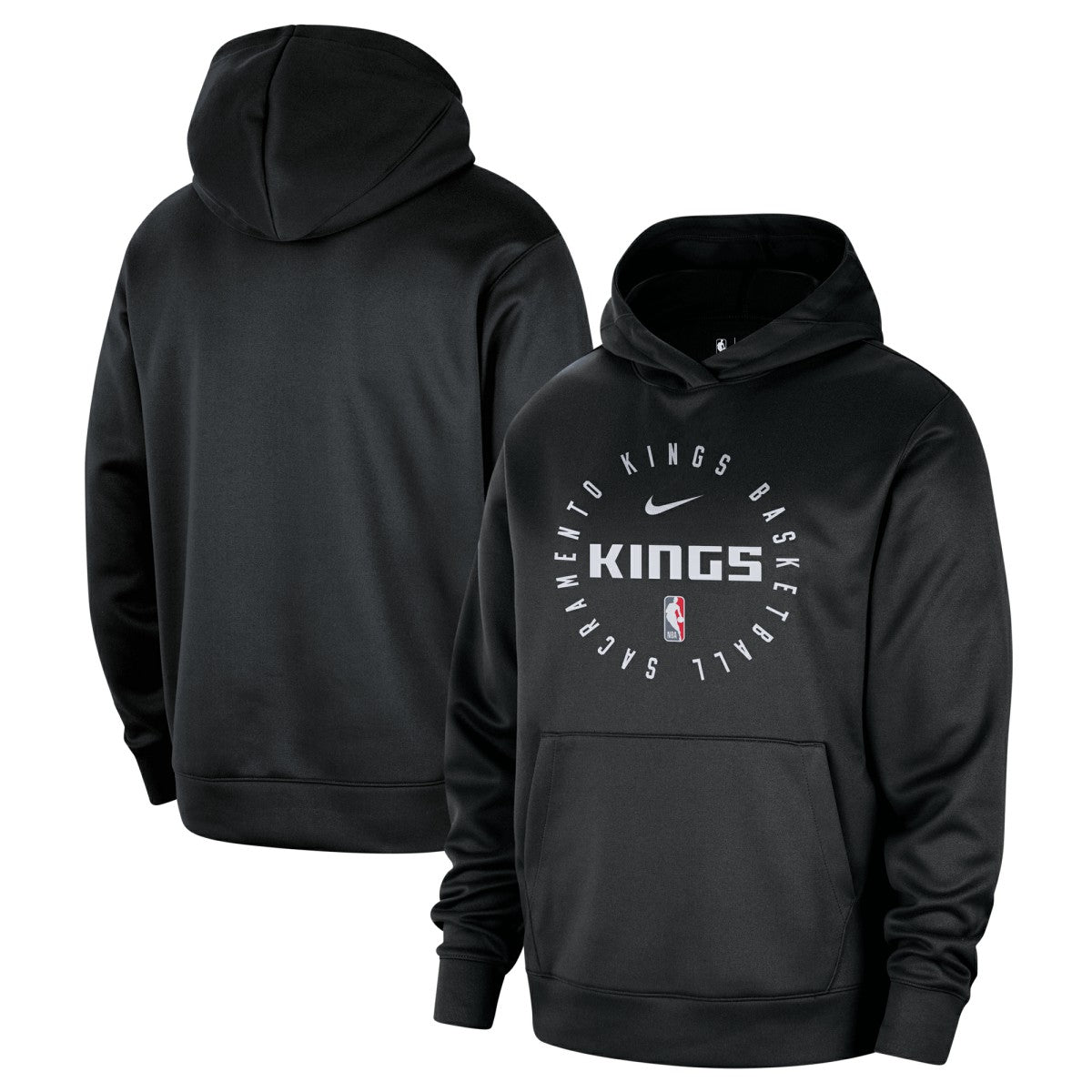 Sacramento Kings 2024/25 Spotlight On-Court Practice Performance Pullover Hoodie Black | Nike for sale