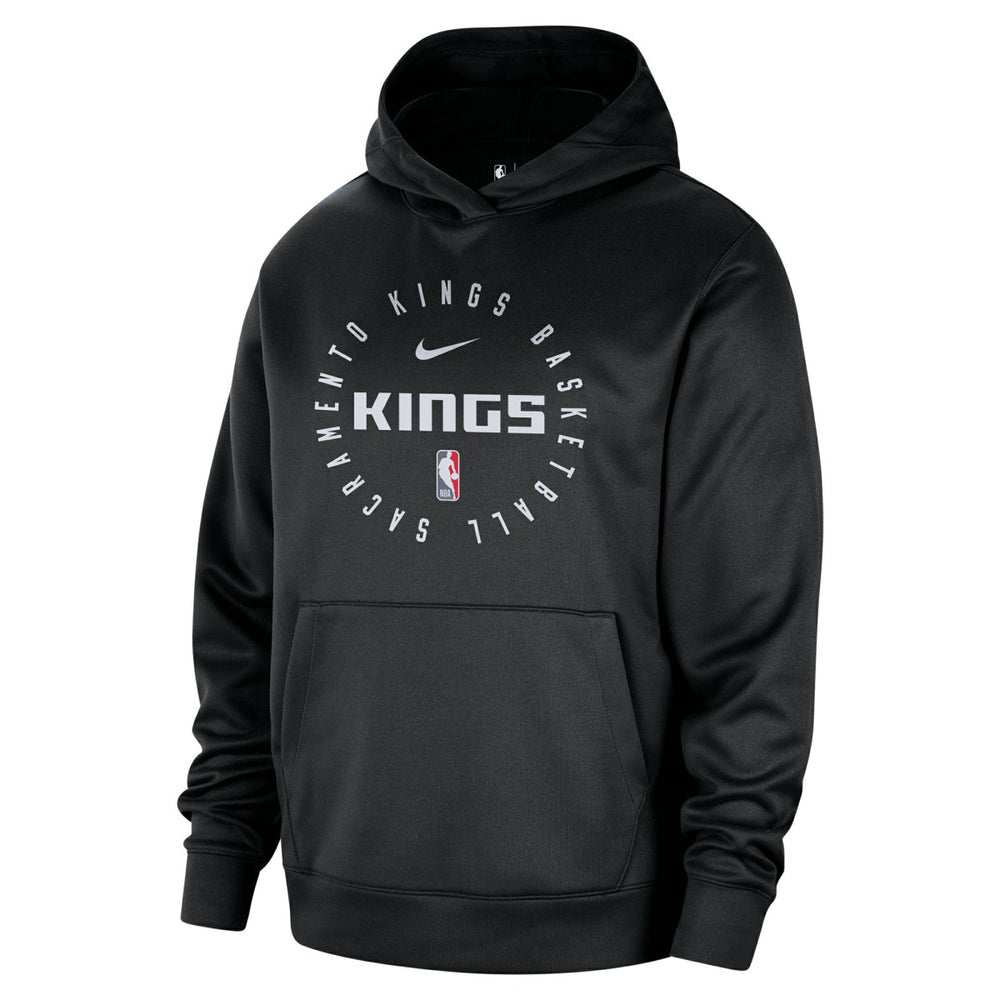 Sacramento Kings 2024/25 Spotlight On-Court Practice Performance Pullover Hoodie Black | Nike for sale
