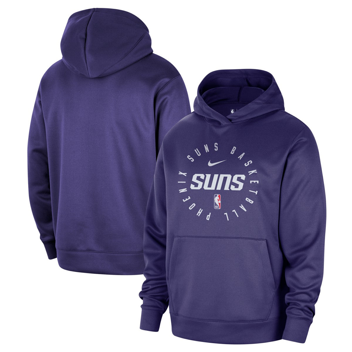 Phoenix Suns 2024/25 Spotlight On-Court Practice Performance Pullover Hoodie Purple | Nike Lifestyle