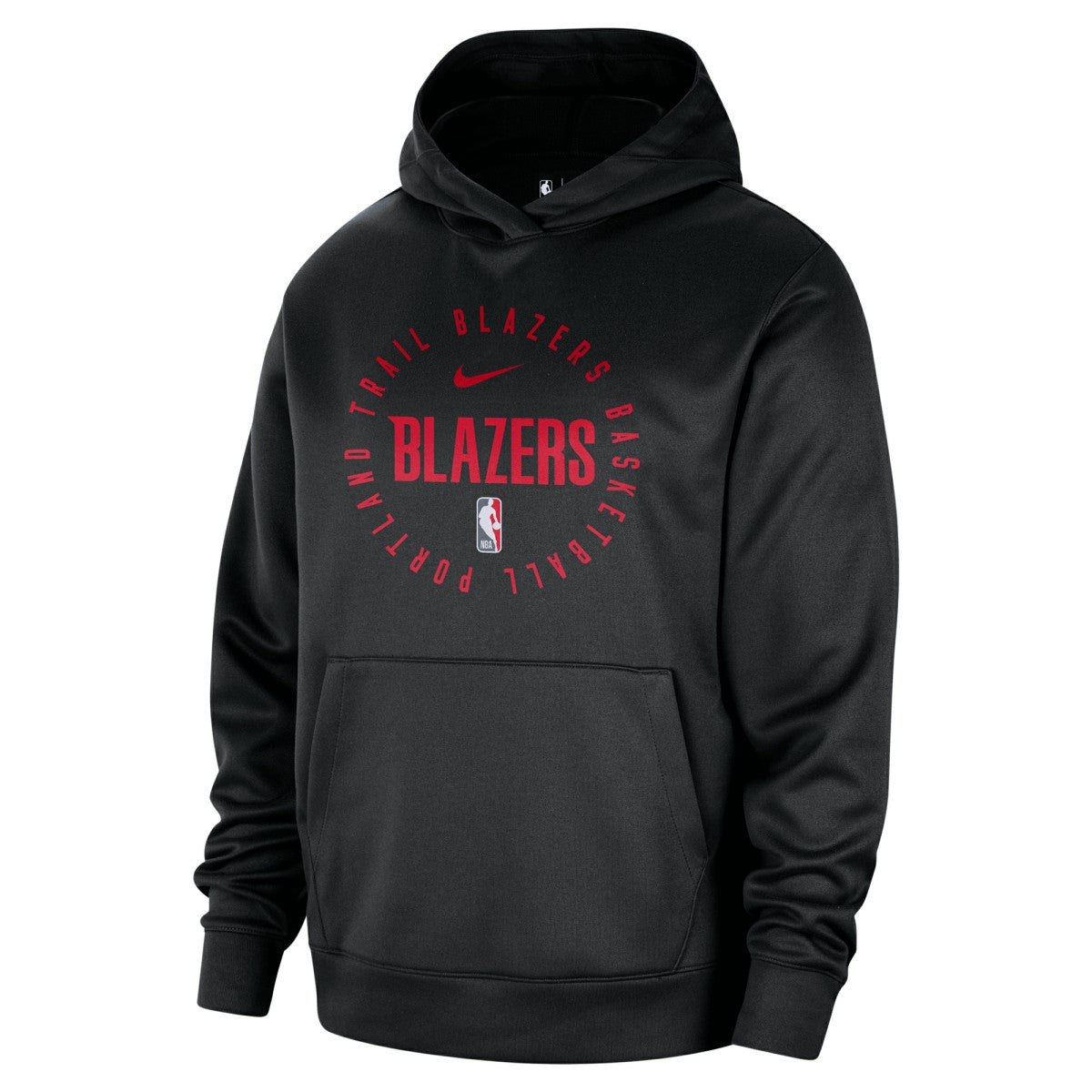 Portland Trail Blazers 2024/25 Spotlight On-Court Practice Performance Pullover Hoodie Black | Nike