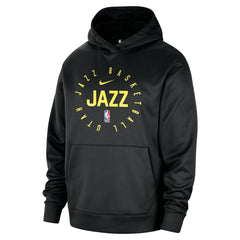Utah Jazz 2024/25 Spotlight On-Court Practice Performance Pullover Hoodie Black | Nike US