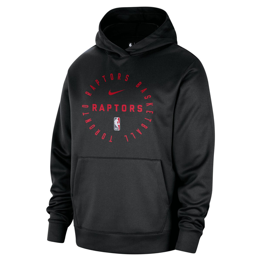 Toronto Raptors 2024/25 Spotlight On-Court Practice Performance Pullover Hoodie Black | Nike Lifestyle
