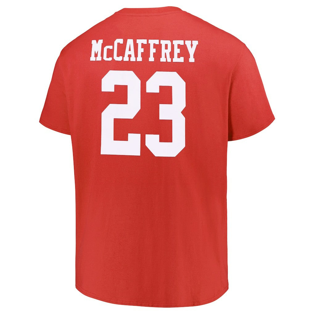 Fanatics Christian McCaffrey San Francisco 49ers Big & Tall T-Shirt Scarlet