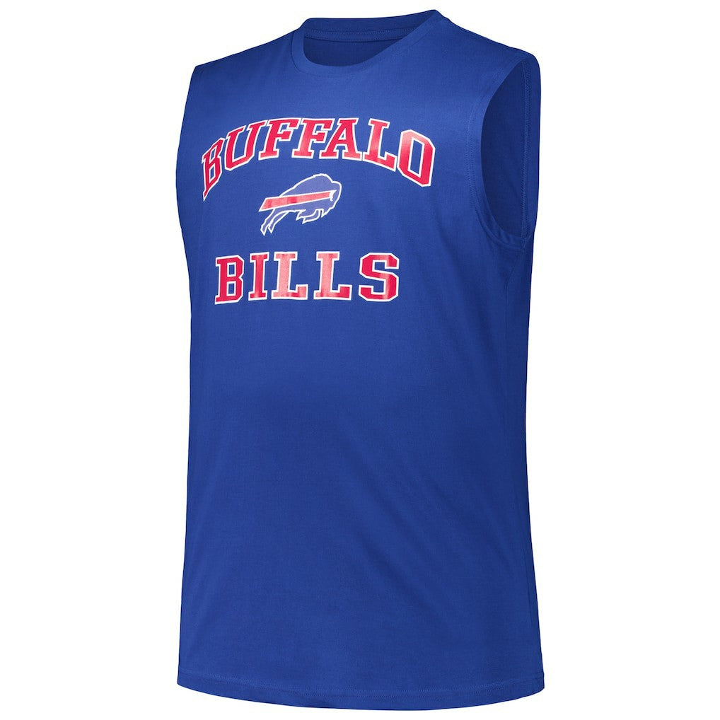 Fanatics Josh Allen Buffalo Bills Big & Tall Muscle Tank Top Royal