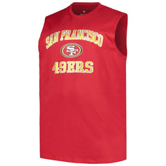 Fanatics Christian McCaffrey San Francisco 49ers Big & Tall Muscle Tank Top Scarlet
