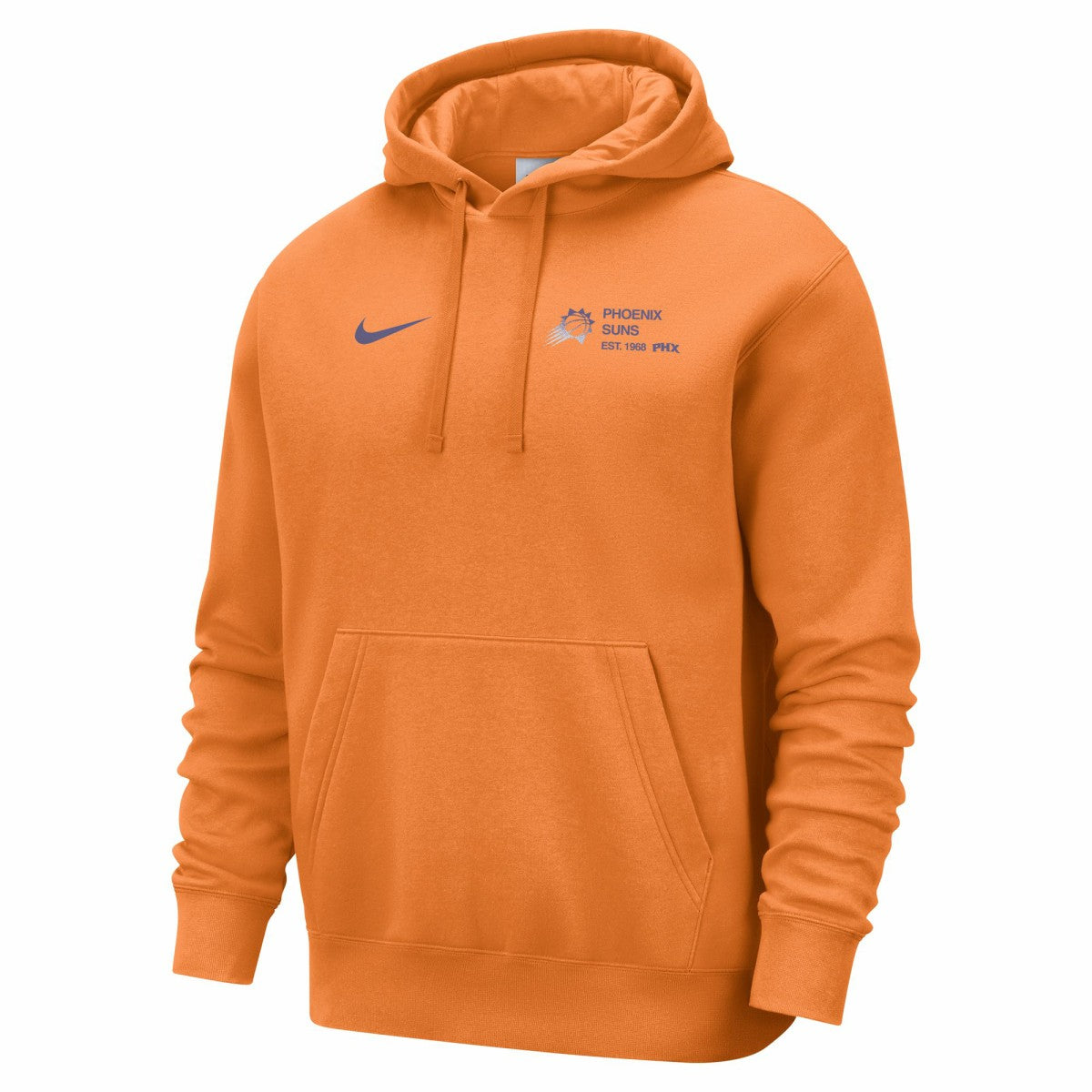 Phoenix Suns Courtside Club Pullover Hoodie Orange | Nike outlet