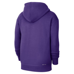 Los Angeles Lakers Courtside Standard Issue Premium Performance Pullover Hoodie Purple | Nike US